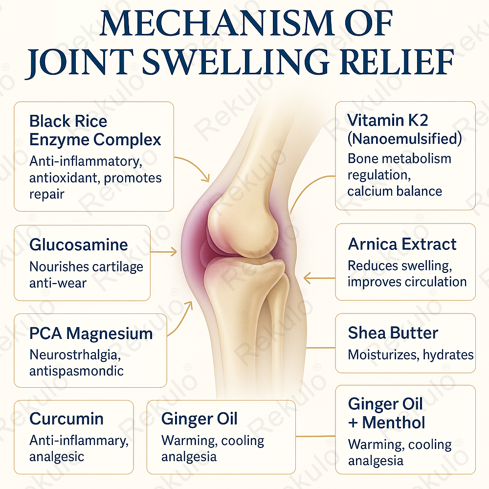 ✅FDA Certified :  Rekulo® Black Rice Pain Healing Bone Cream ( Treatment for arthritis, neuropathyy, rheumatic diseases, sports injuries, twitches and muscle spasms)