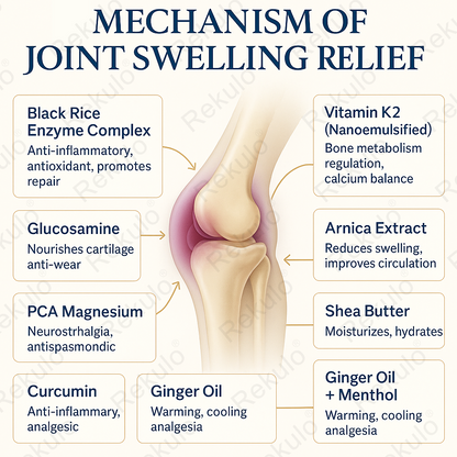 ✅FDA Certified :  Rekulo® Black Rice Pain Healing Bone Cream ( Treatment for arthritis, neuropathyy, rheumatic diseases, sports injuries, twitches and muscle spasms)