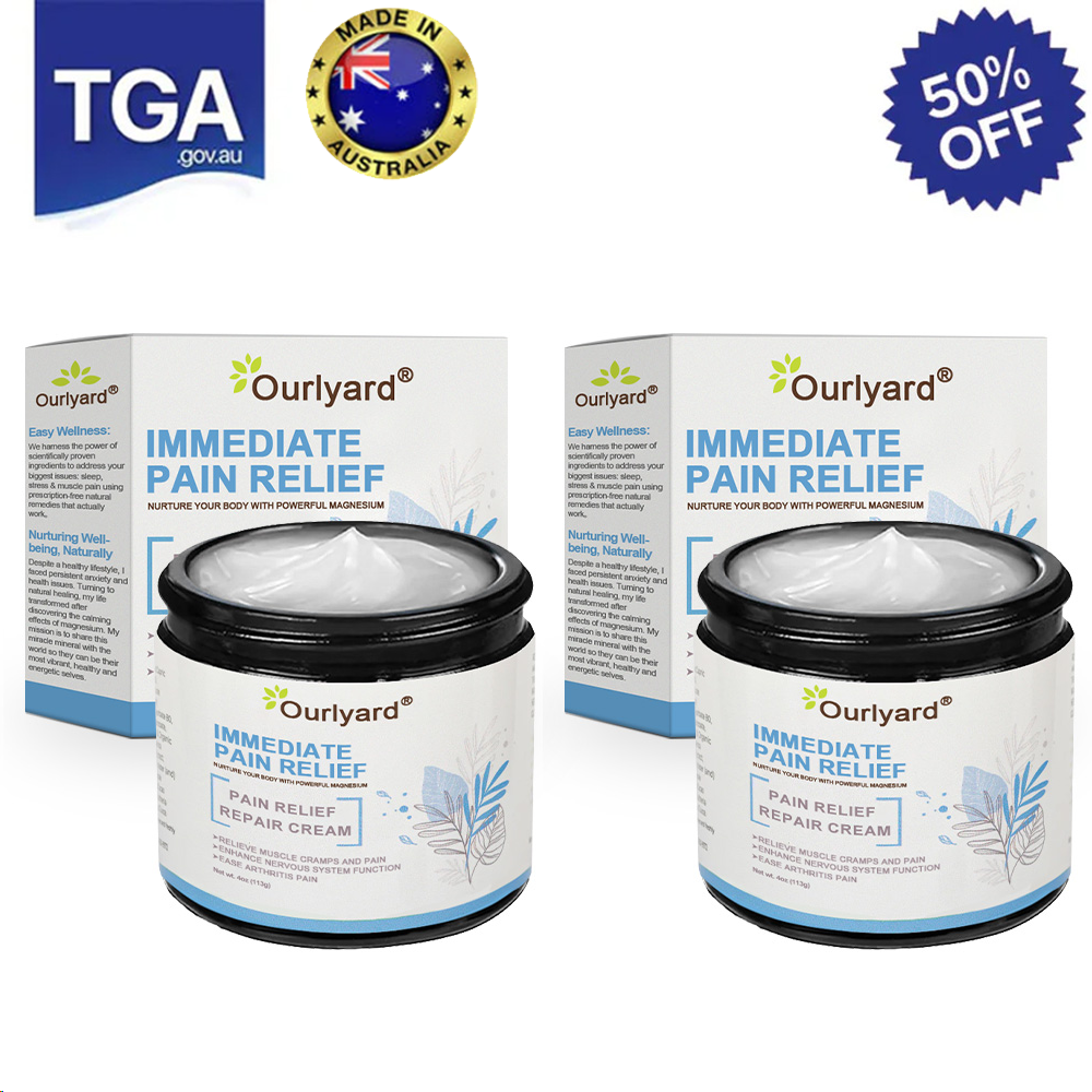 ✨TGA Approved: Ourlyard® Magnesium Pain Healing Bone Cream (Treatment for arthritis, neuropathyy, rheumatic diseases, muscle spasms, twitches and sports injuries)