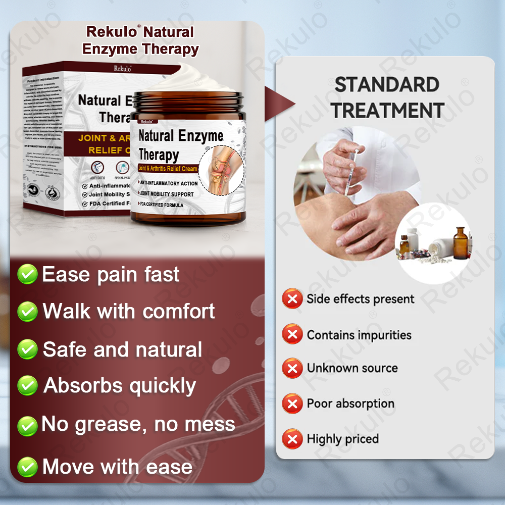 ✅FDA Certified :  Rekulo® Black Rice Pain Healing Bone Cream ( Treatment for arthritis, neuropathyy, rheumatic diseases, sports injuries, twitches and muscle spasms)