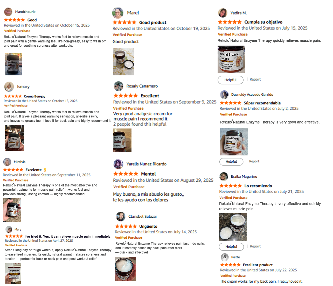 ✅FDA Certified :  Rekulo® Black Rice Pain Healing Bone Cream ( Treatment for arthritis, neuropathyy, rheumatic diseases, sports injuries, twitches and muscle spasms)